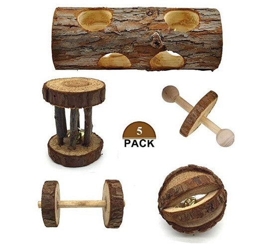 Holzspielzeug für Nager, Vögel, Katzen & Hunde – Bild 2 | LuxeStyle