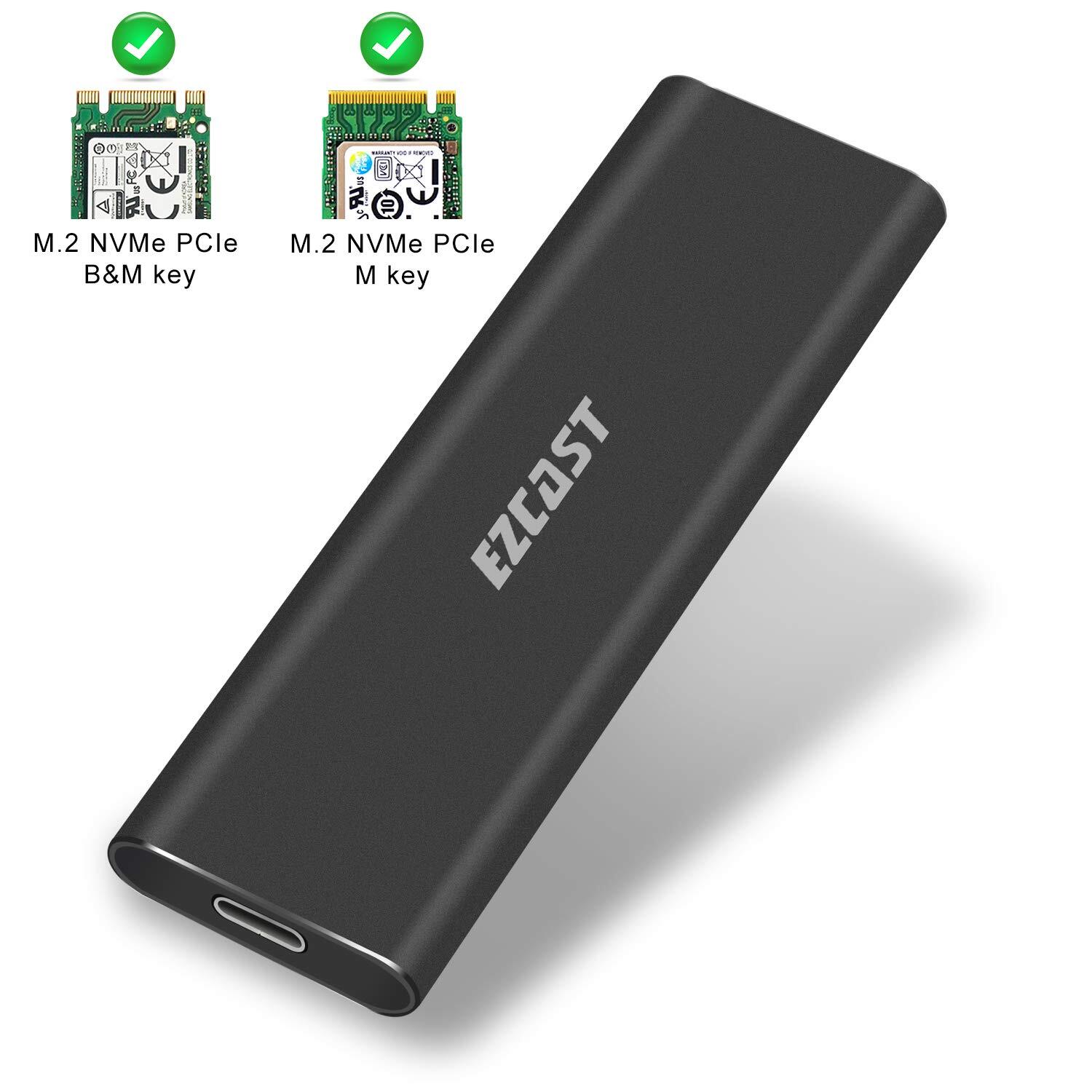 M.2 NVMe SSD-Gehäuse USB 3.1 Gen2