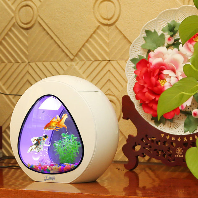 Kompakte Aquarium für den Schreibtisch