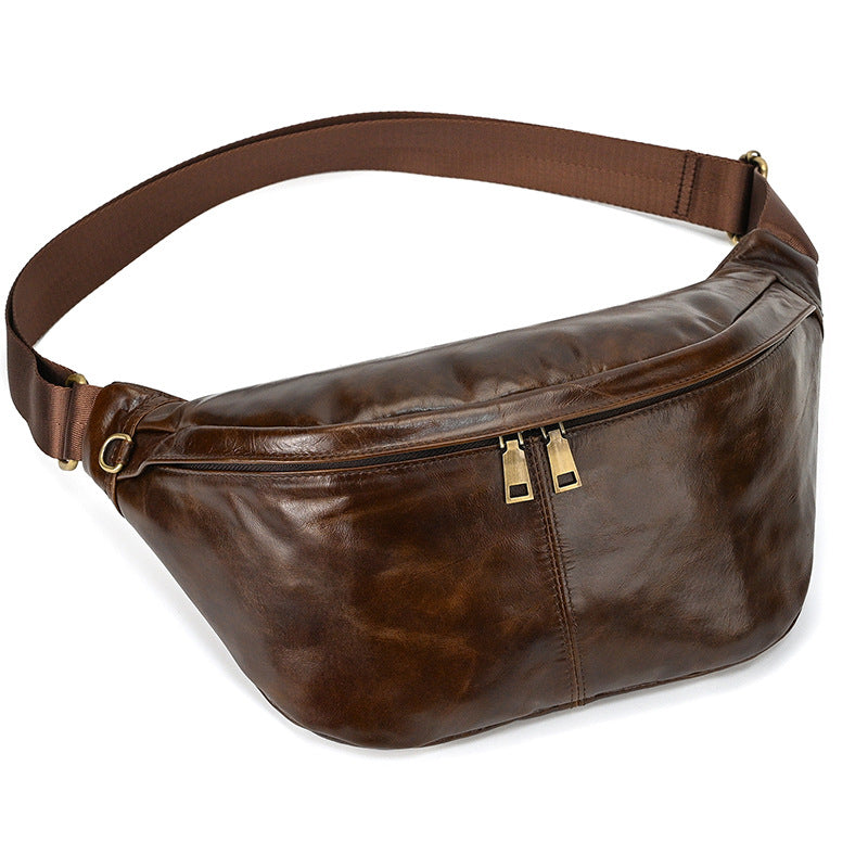Leder-Brusttasche für Herren – Ansicht 7