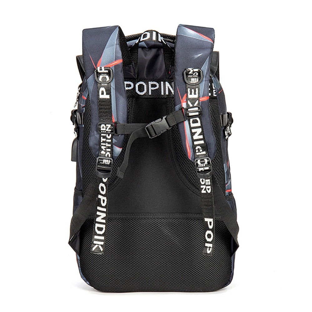 USB-Rucksack mit Laptopfach und Ladeanschluss – Bild 7 | LuxeStyle