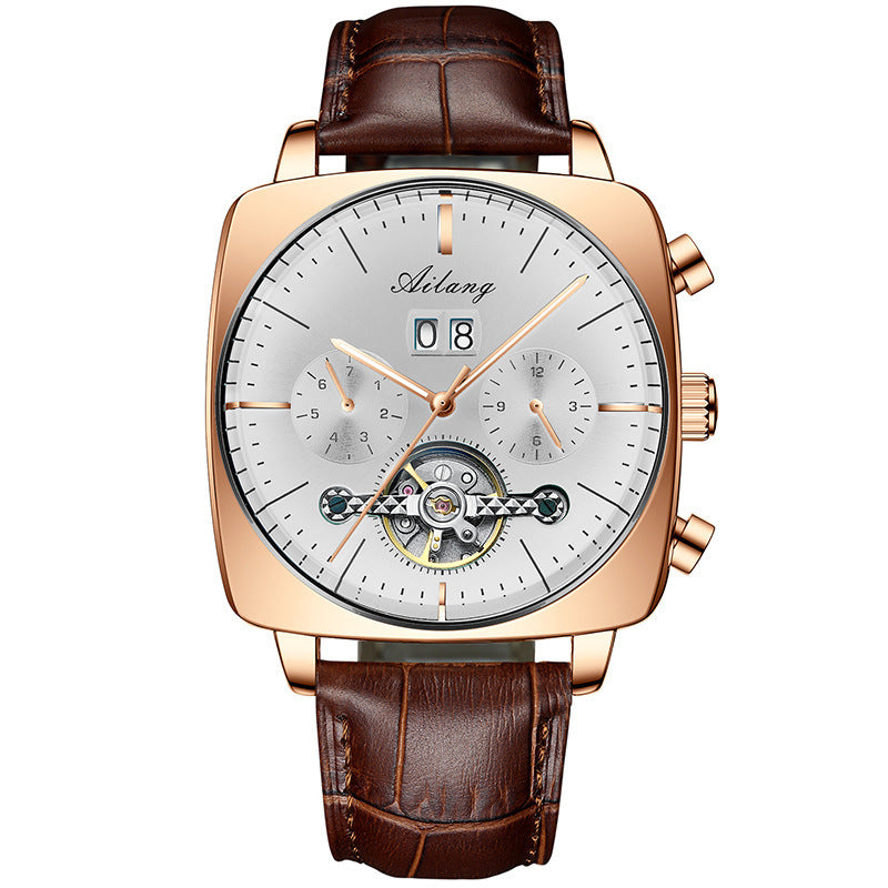 Herren Automatikuhr, mechanisch, wasserdicht – Bild 3 | LuxeStyle