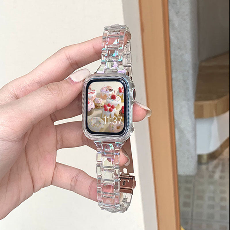 Buntes Resin-Armband für Apple Watch