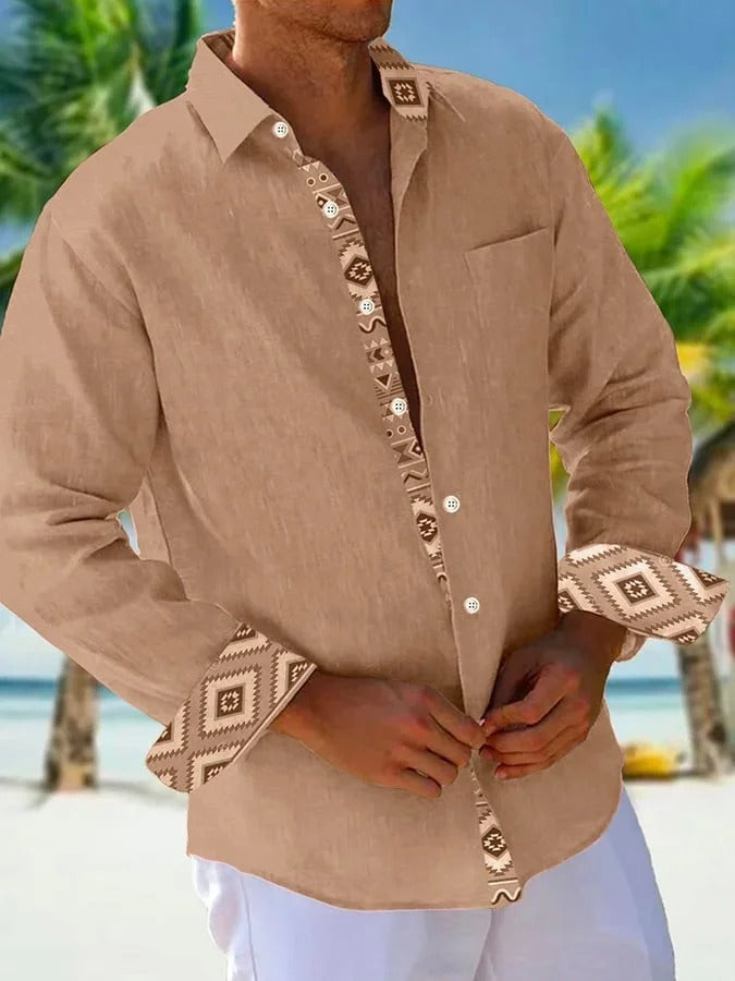 Lässiges Langarm-Shirt für Herren – Bild 2 | LuxeStyle