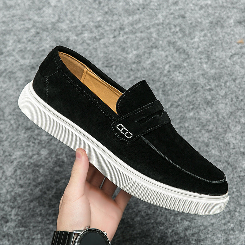 Plus Size Wild-Kunstleder-Sneaker Herren | LuxeStyle