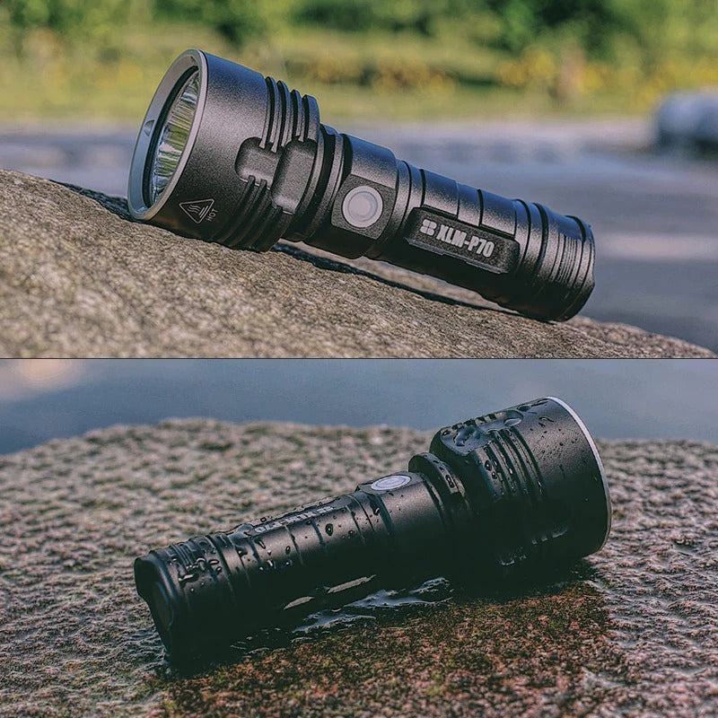 Superhelle LED-Taschenlampe mit Fokus