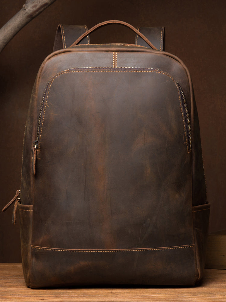 Lederrucksack für Herren (Gross oder Klein) – Bild 6 | LuxeStyle