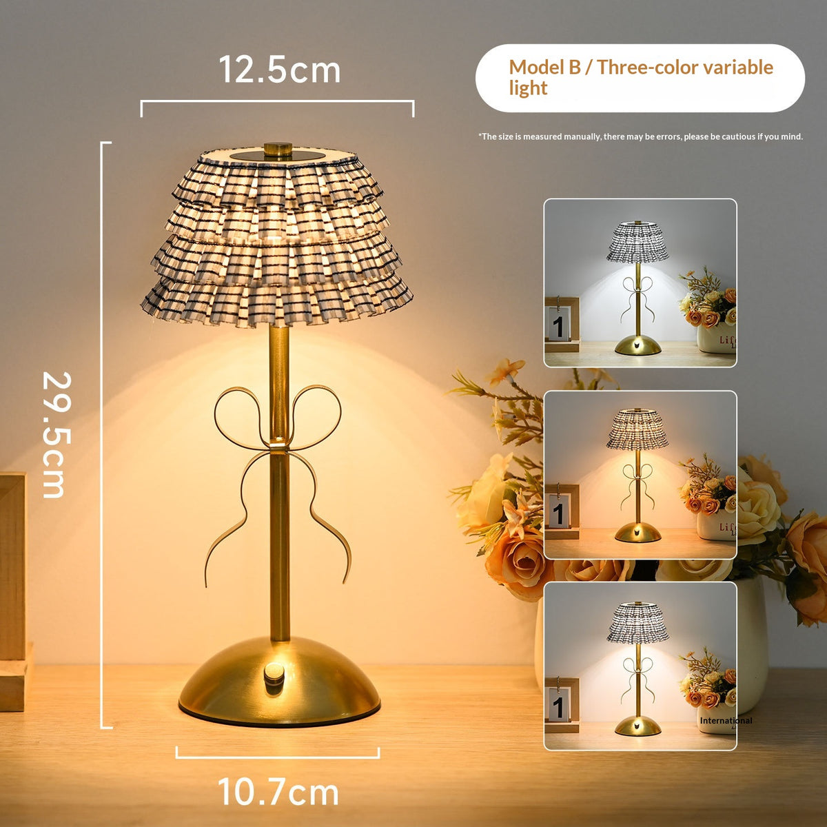Nordische Tischlampe mit USB‑Ladefunktion | LuxeStyle