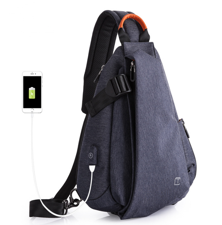 Schultertasche mit USB-Ladefunktion und viel Stauraum | LuxeStyle