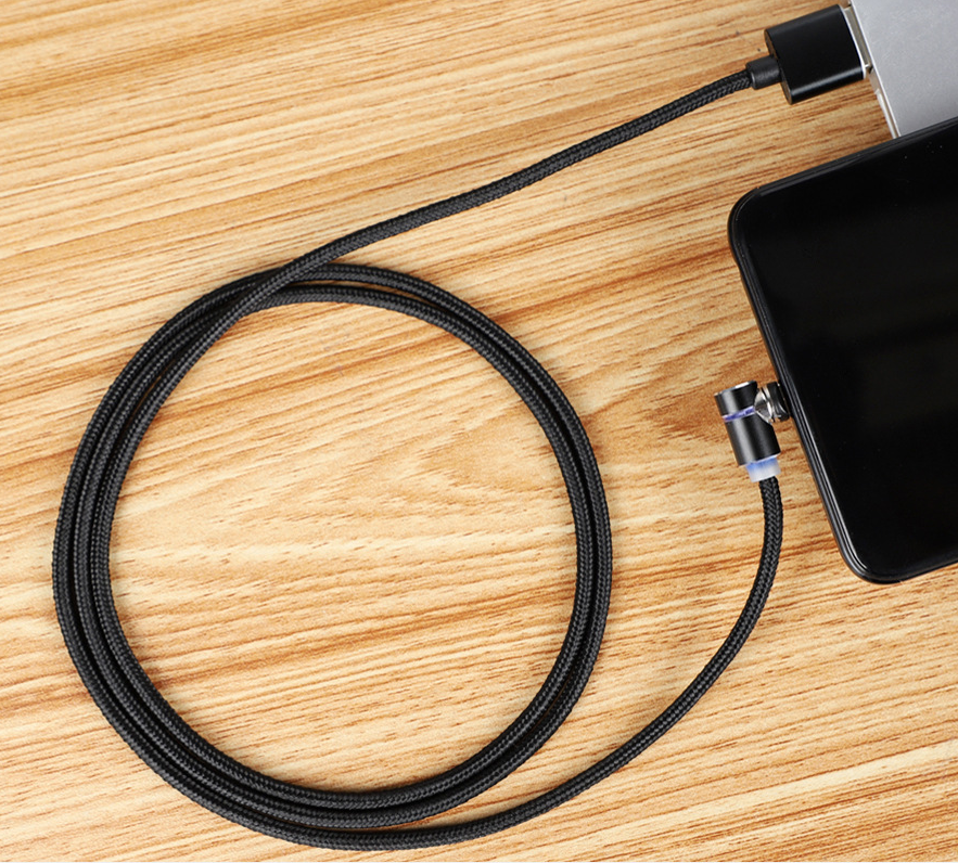 Magnetisches LED-Ladekabel für USB-C & iPhone