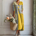 V-Ausschnitt Jumpsuit Kleid
