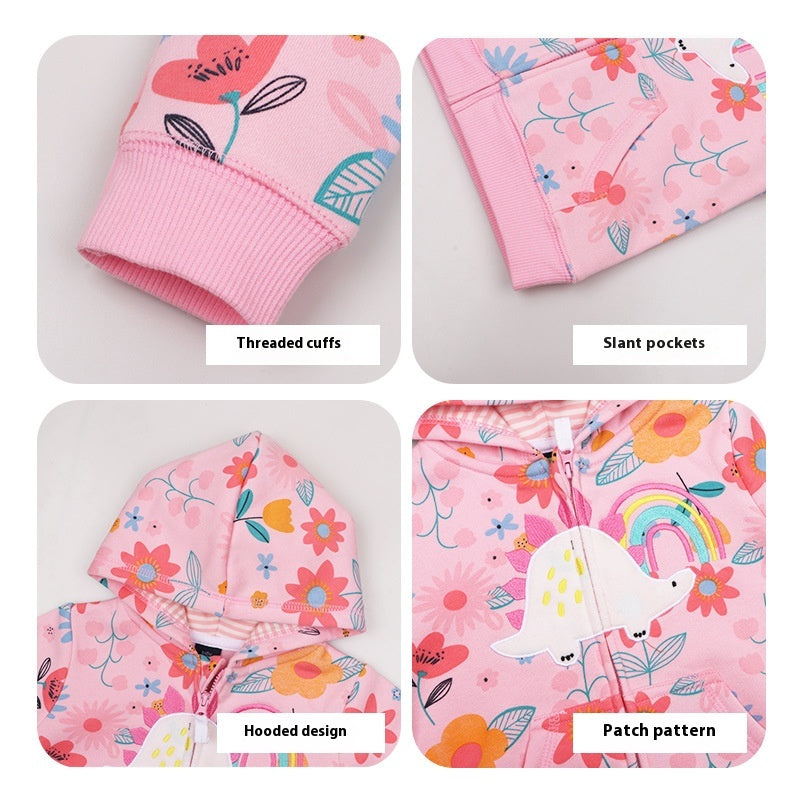 Baby Kapuzen-Sweatshirt-Anzug – Zweiteiler – Bild 3 | LuxeStyle