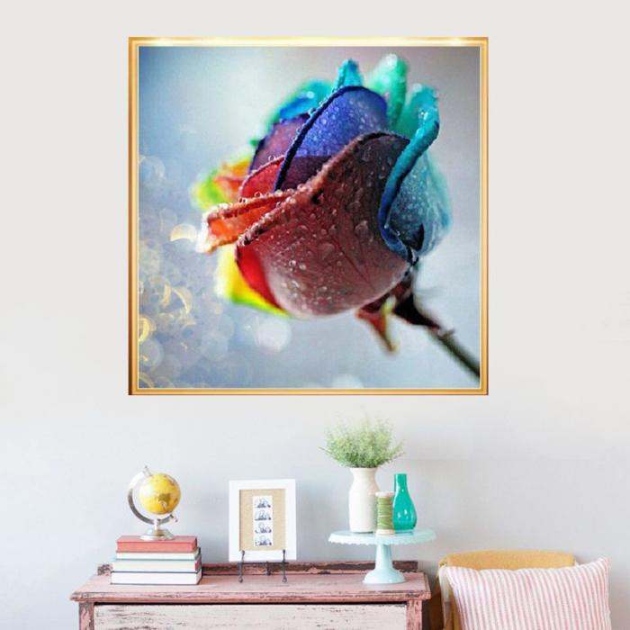 5D DIY Diamant Painting Bunte Rosen (30x30cm) | LuxeStyle