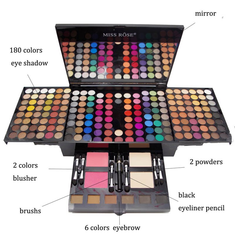 Riesen Augen- und Wangen-Makeup-Palette