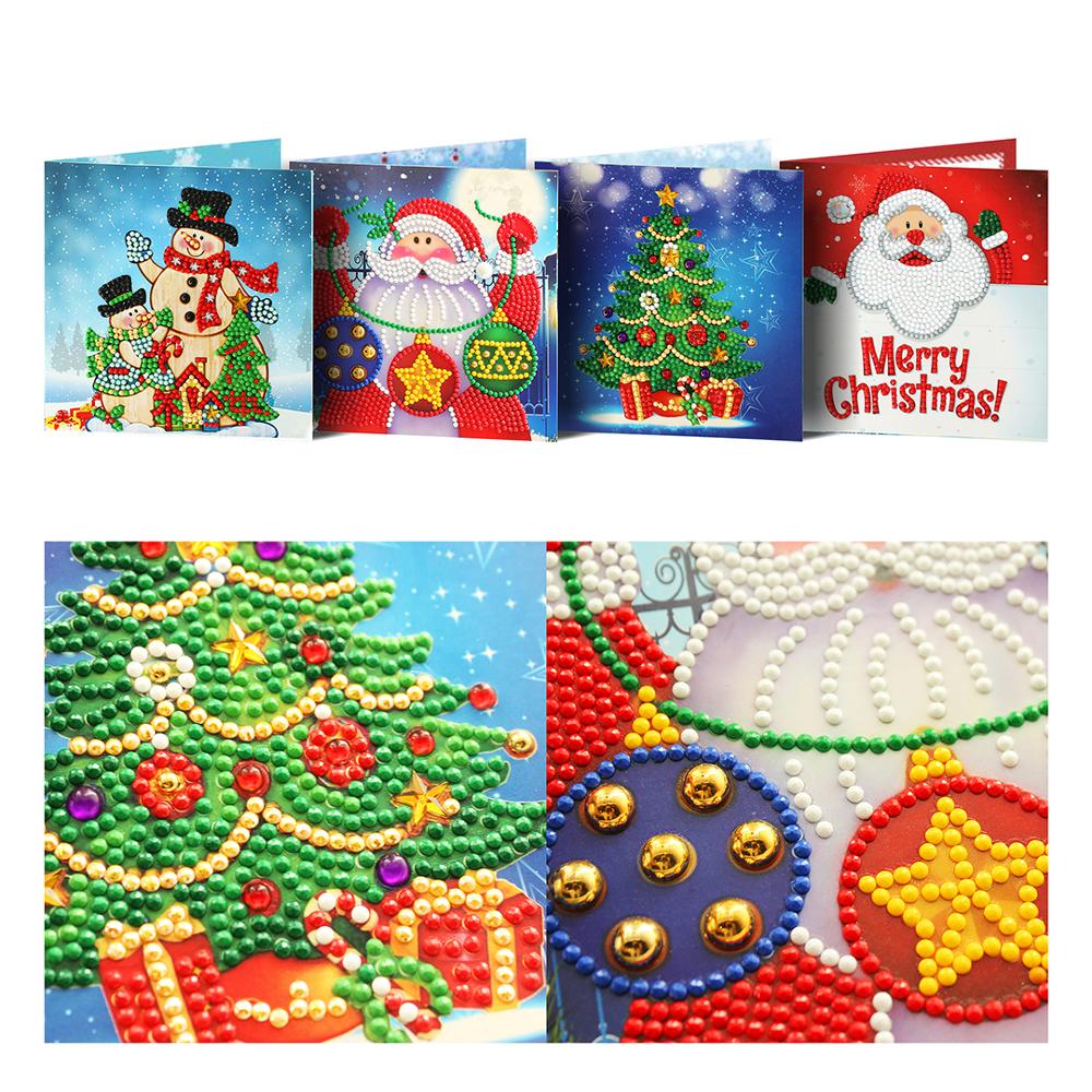DIY Diamant Malerei Weihnachtskarten Set – Bild 4 | LuxeStyle