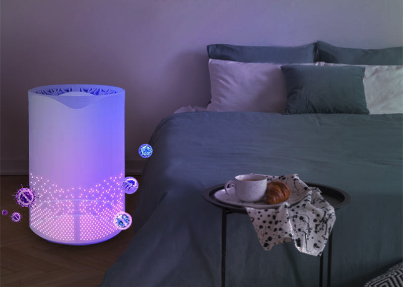 Kompakter Luftreiniger für Büro & Schlafzimmer