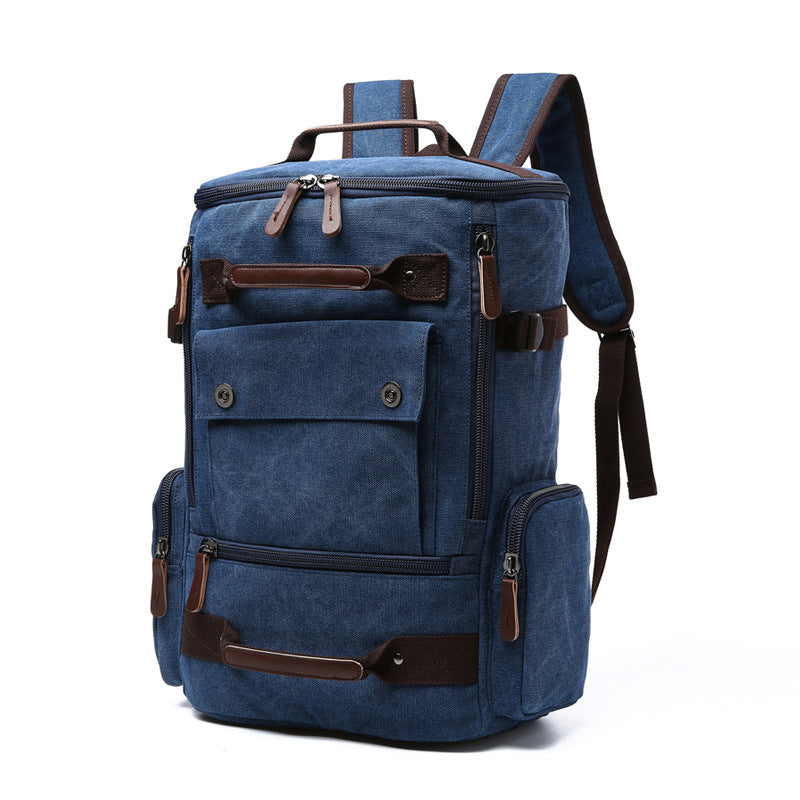 Canvas Rucksack für Herren – Bild 5 | LuxeStyle