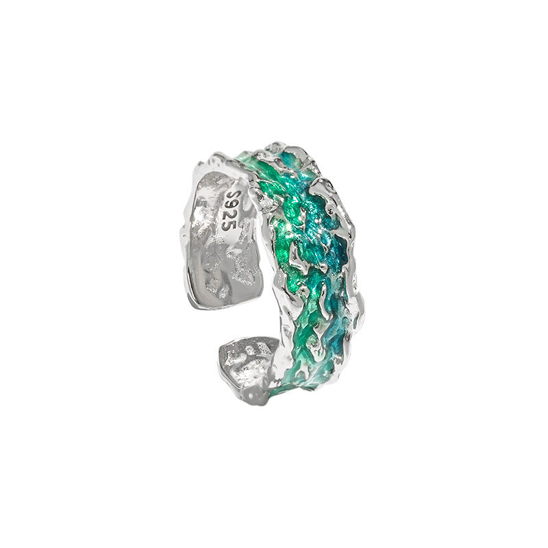 Verstellbarer Ring mit unregelmässiger Textur – Bild 4 | LuxeStyle