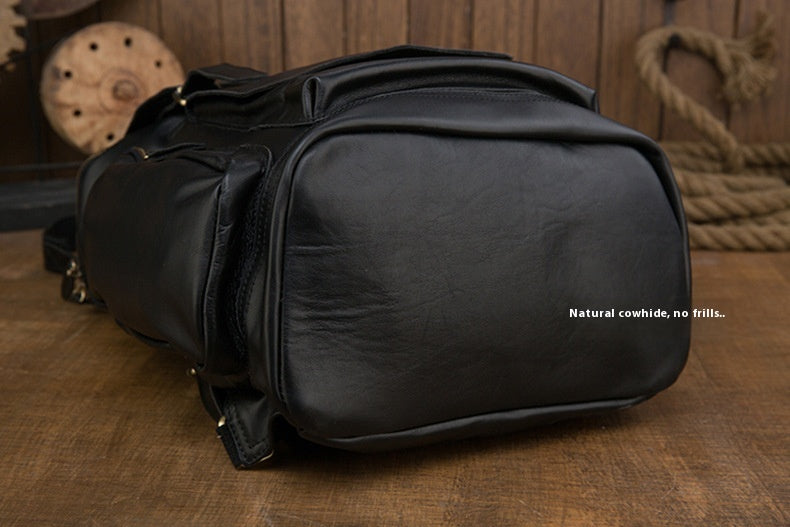 Handgefertigter Herrenrucksack aus echtem Leder | LuxeStyle
