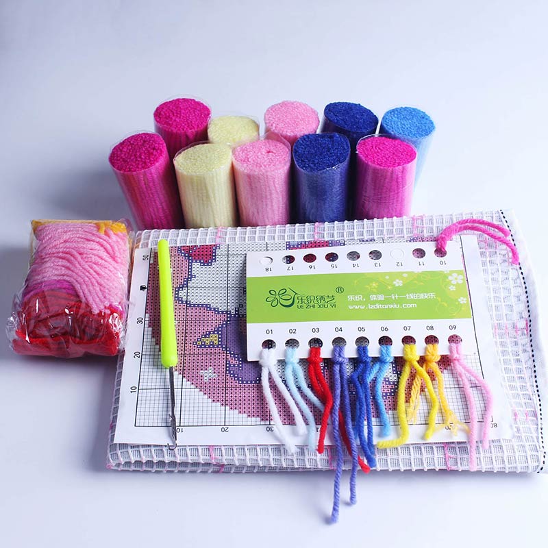 DIY Stickkissen aus Wolle – Materialpaket | LuxeStyle