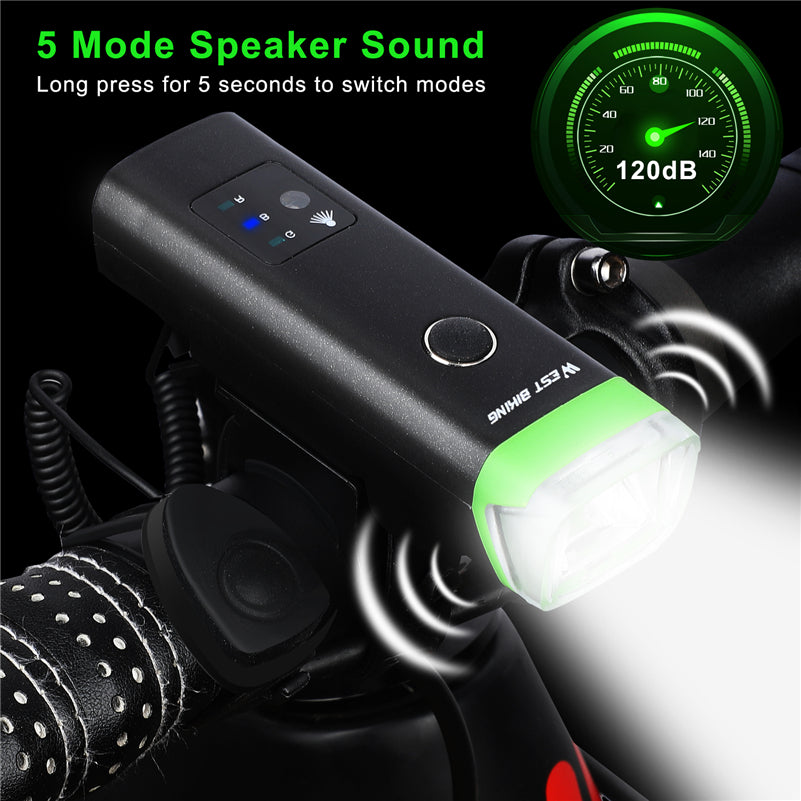 Intelligentes USB-Velo-Frontlicht mit Sensor – Bild 2 | LuxeStyle