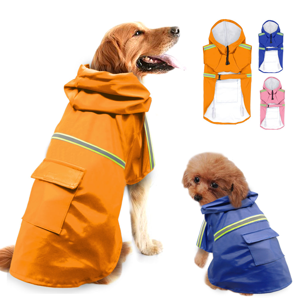 Reflektierender Hunde-Regenmantel