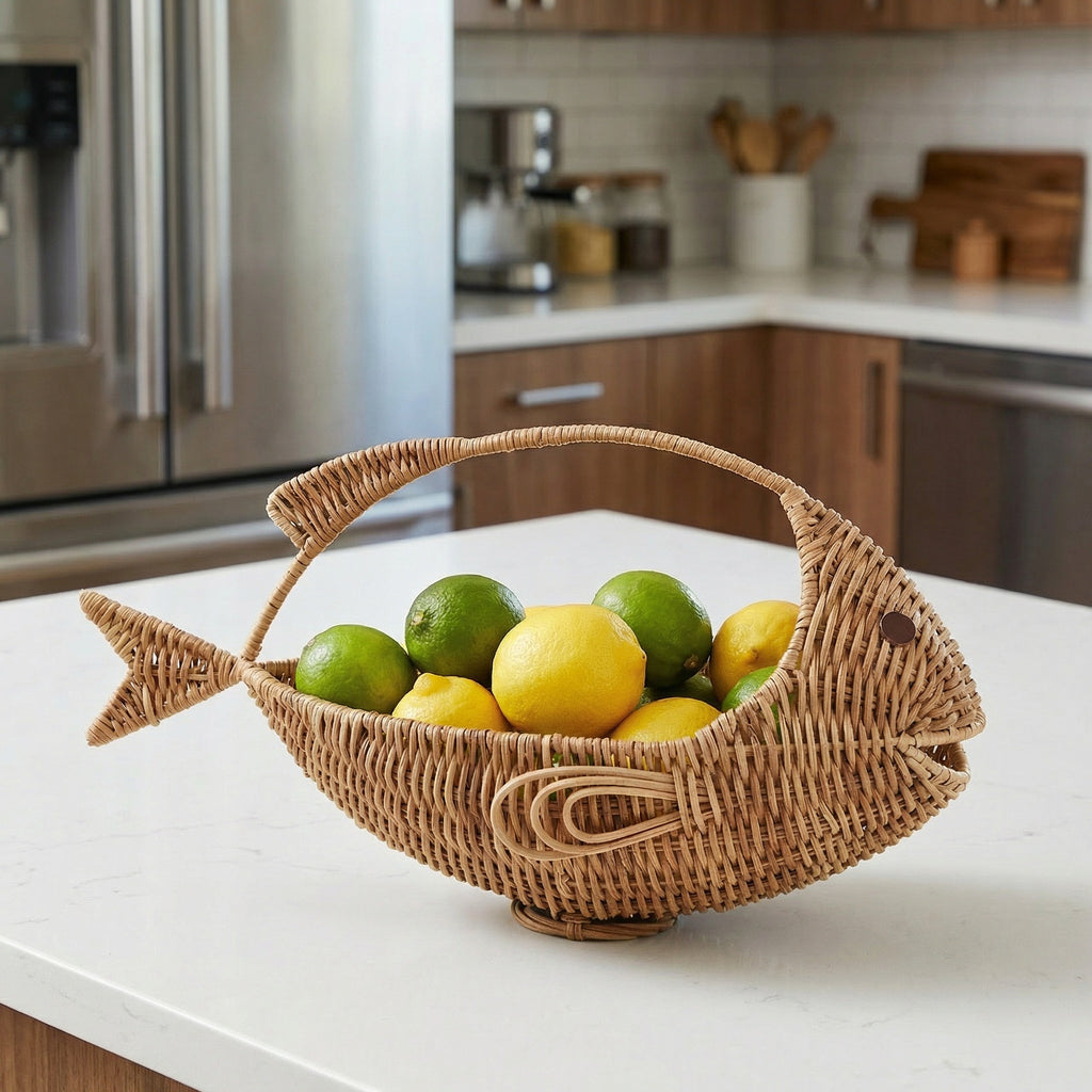 Rattan-Fisch-Säcke für Haus & Küche – Bild 2 | LuxeStyle