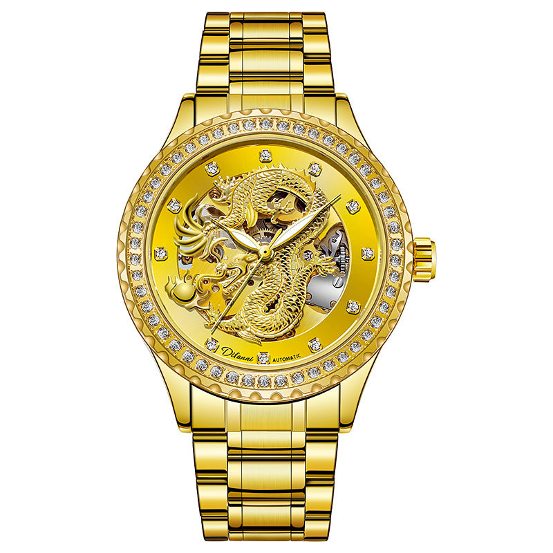 Wasserdichte Herren-Automaticuhr mit 14mm Gehäuse