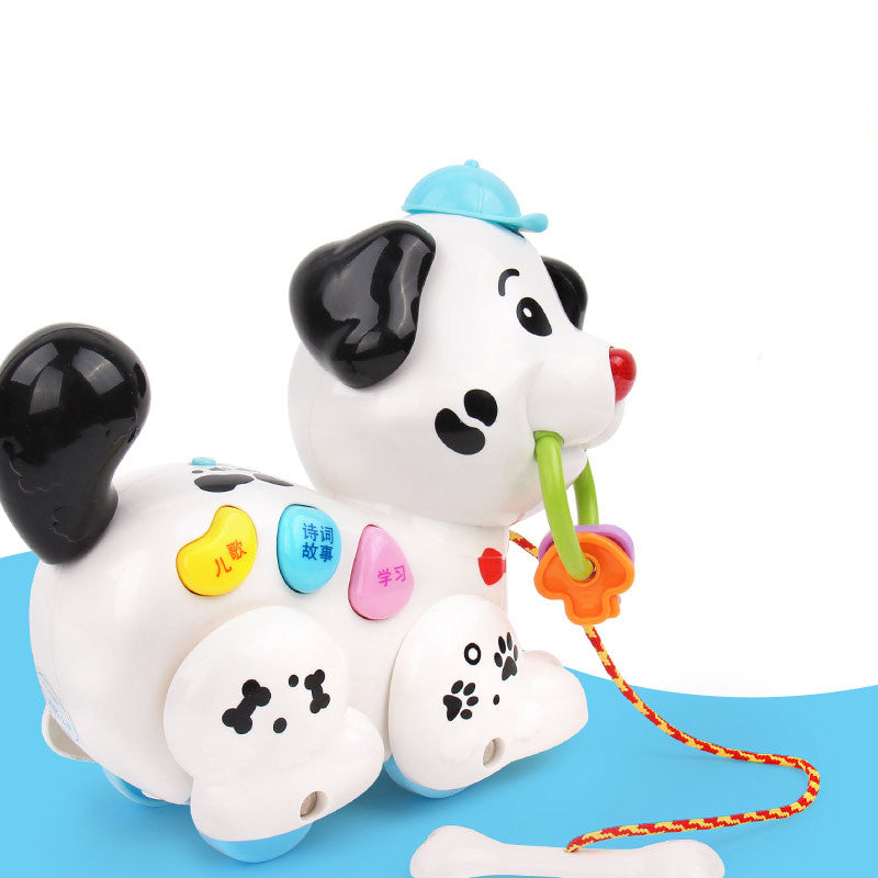 Frühpädagogisches Hunde-Ziehspielzeug
