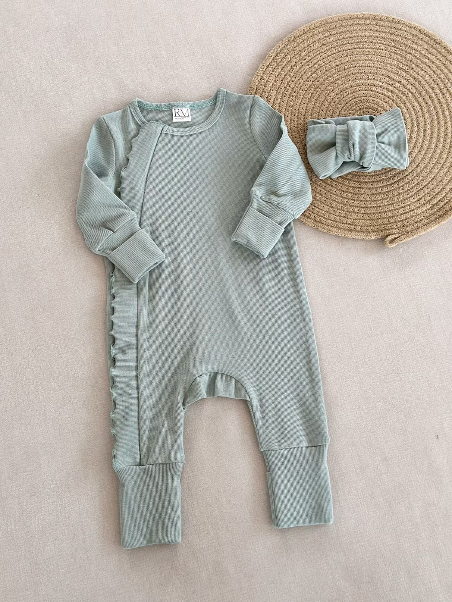 Baby Langarm-Jumpsuit für Frühling und Herbst – Bild 7 | LuxeStyle