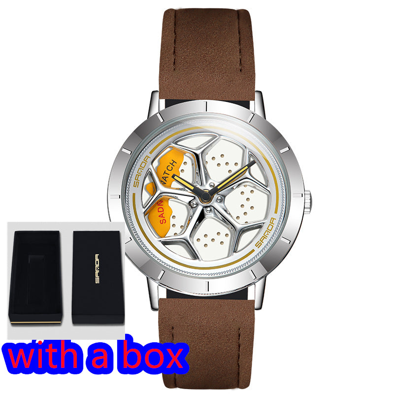 Sanda Wheel Quarz-Uhr – 43 mm, 30 m wasserdicht – Bild 16 | LuxeStyle