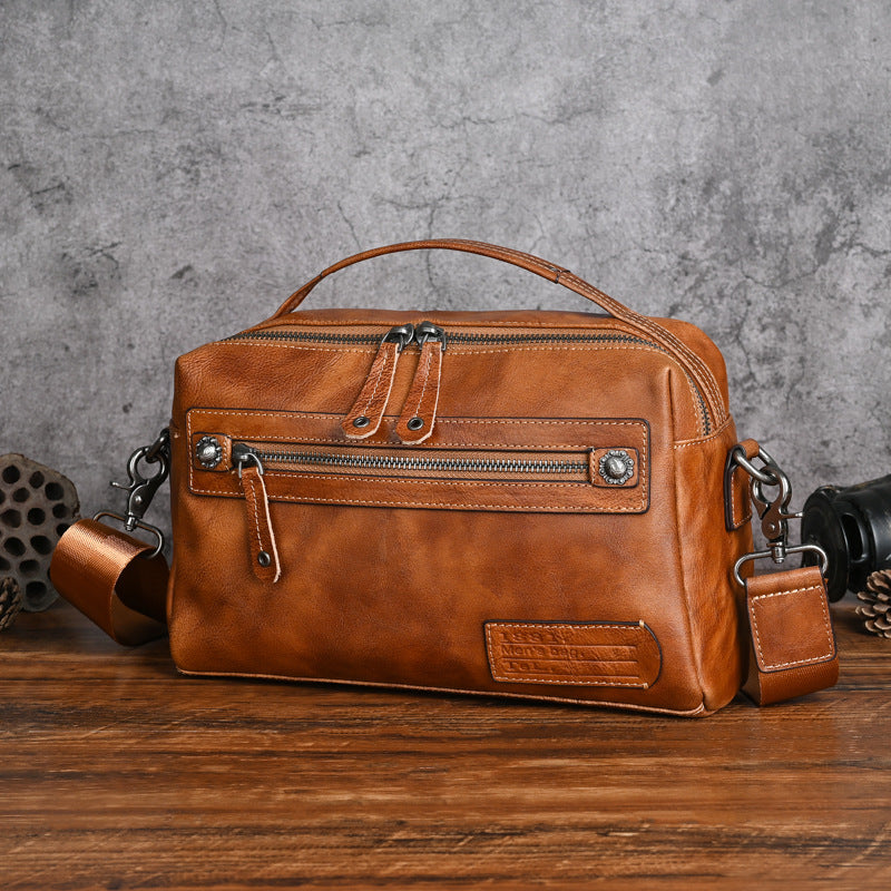Echtleder Crossbody Tasche für Herren – Bild 6 | LuxeStyle