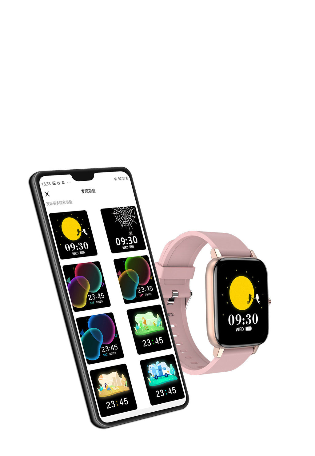 H80 Smartwatch mit EKG- und Blutsauerstoffmessung – Bild 7 | LuxeStyle