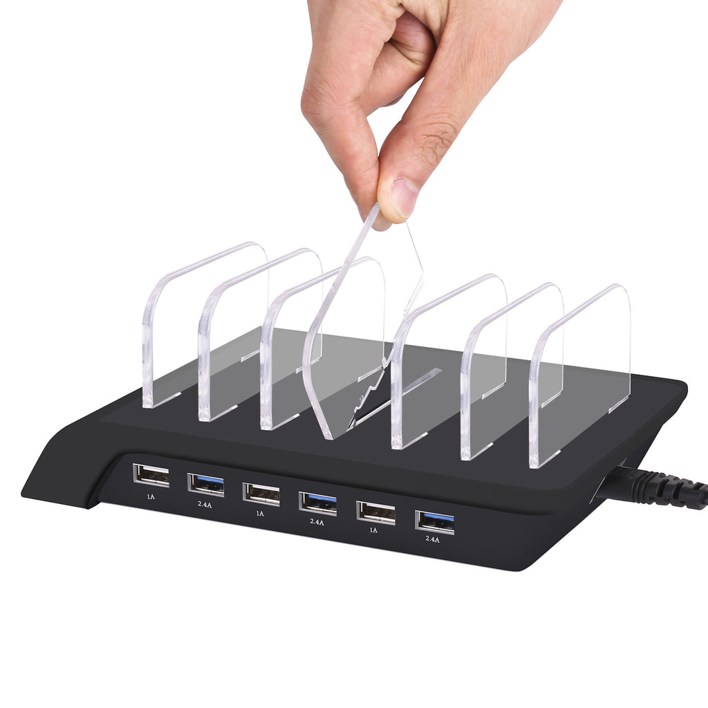 6-Port USB-Ladeständer für Mobiltelefone – Bild 2 | LuxeStyle