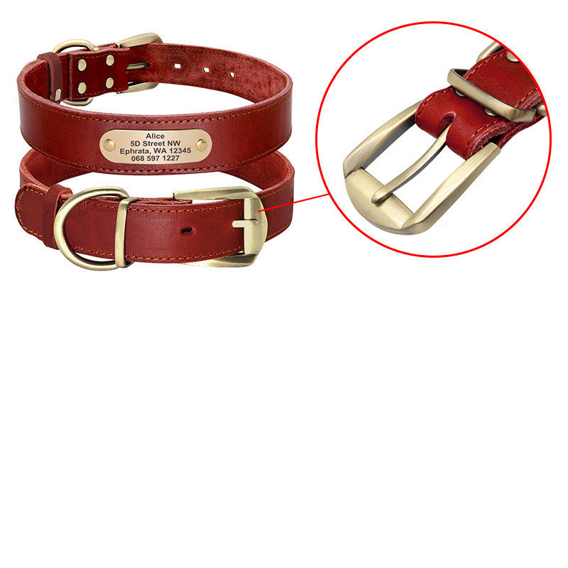 Personalisiertes Hundehalsband mit ID-Tag – Bild 9 | LuxeStyle