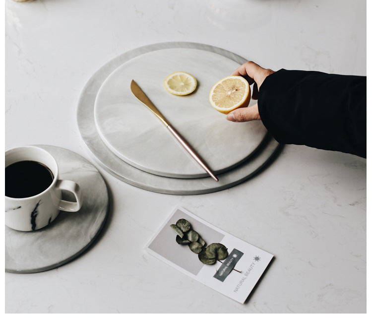 Nordisches Marmor-Tablett | LuxeStyle