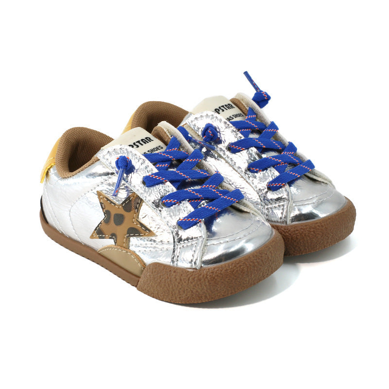 Kinderturnschuhe mit weicher Sohle – rot, grün, pink, silber – Bild 7 | LuxeStyle