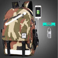 USB-Rucksack mit integrierter USB-Anschlüsse | LuxeStyle