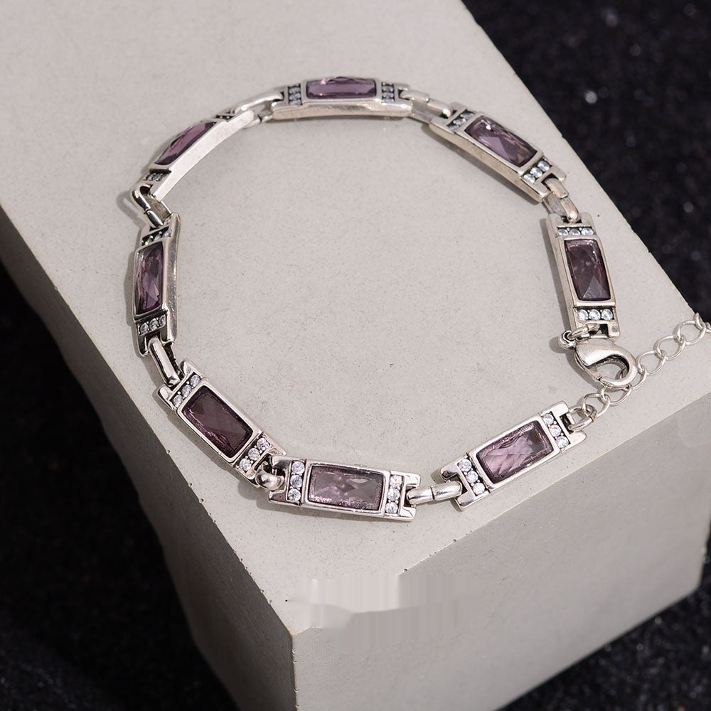 Kristall-Zirkon-Armband im Retro-Stil – Bild 2 | LuxeStyle