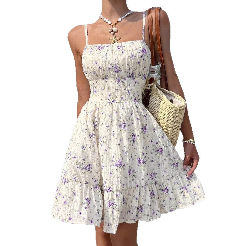 Elegantes, tailliertes Blumenkleid – Bild 7 | LuxeStyle