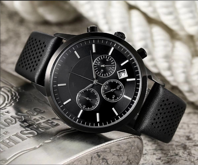 Herren Quarzuhr mit Kautschukarmband – Bild 6 | LuxeStyle