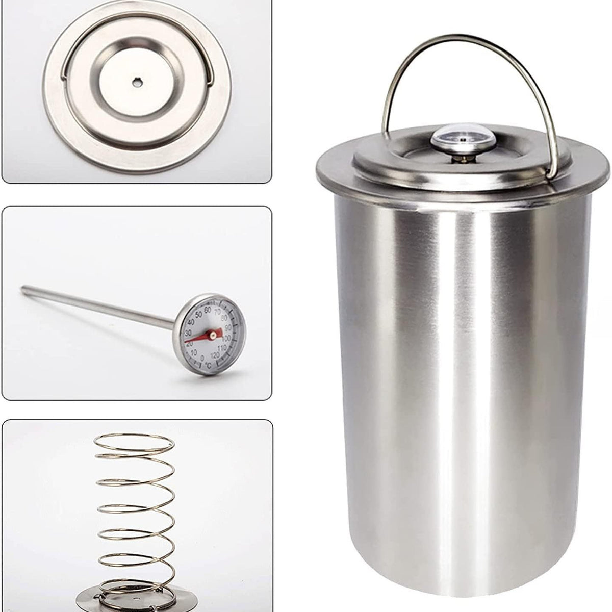 Dampfgarer mit Thermometer aus Edelstahl – Bild 9 | LuxeStyle