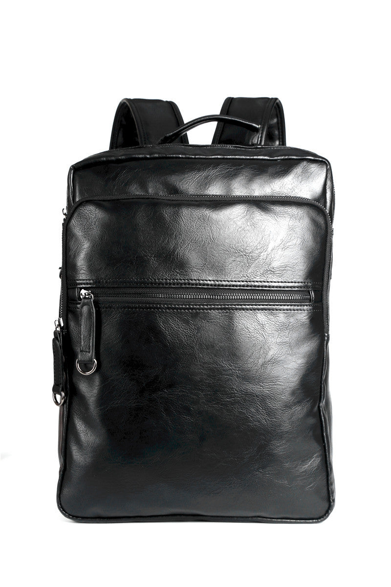 Rucksack aus PU-Leder für 15,6-Zoll-Laptop – Bild 6 | LuxeStyle