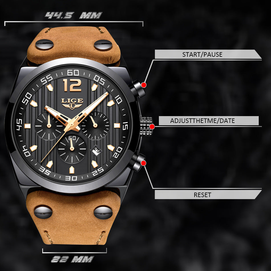 Modegürtel-Quarz-Uhr – Bild 3 | LuxeStyle