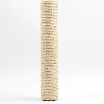 Katzen-Kratzsäule aus Sisal und Holz, 53cm