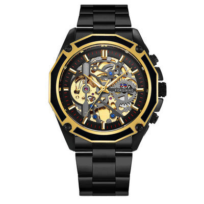 Herren Mechanikuhr mit offener Unruh – Bild 4 | LuxeStyle