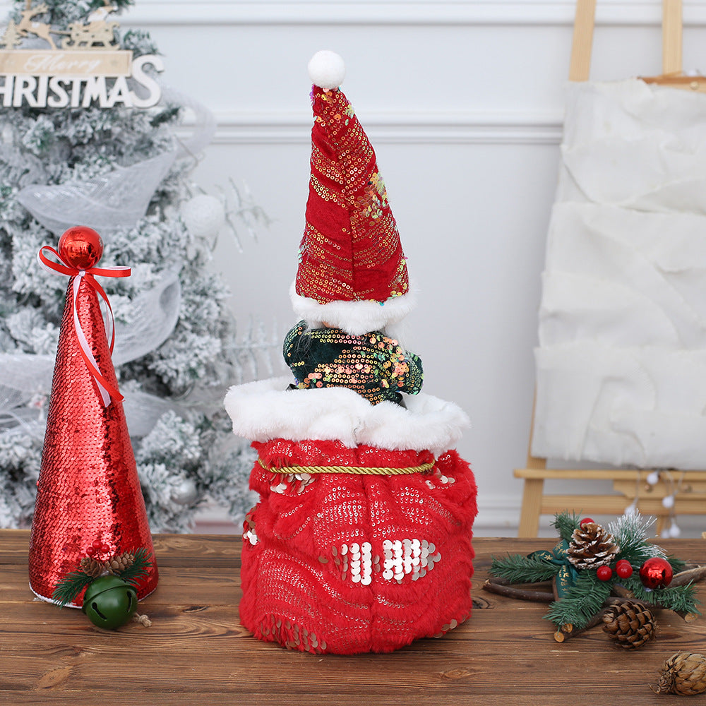 Tanzender Weihnachtsmann-Globus aus Plastik – Bild 3 | LuxeStyle