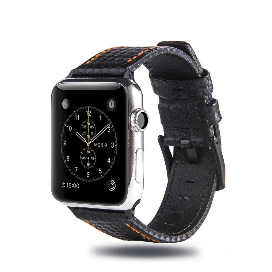 Carbon Fiber Lederarmband für iPhone – Bild 8 | LuxeStyle