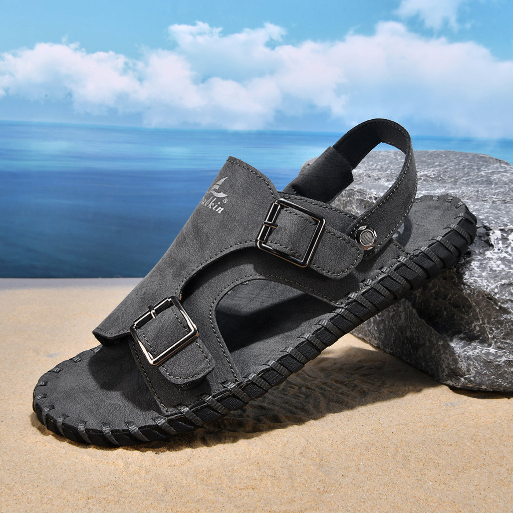 Leder-Strandschuhe mit weicher Sohle