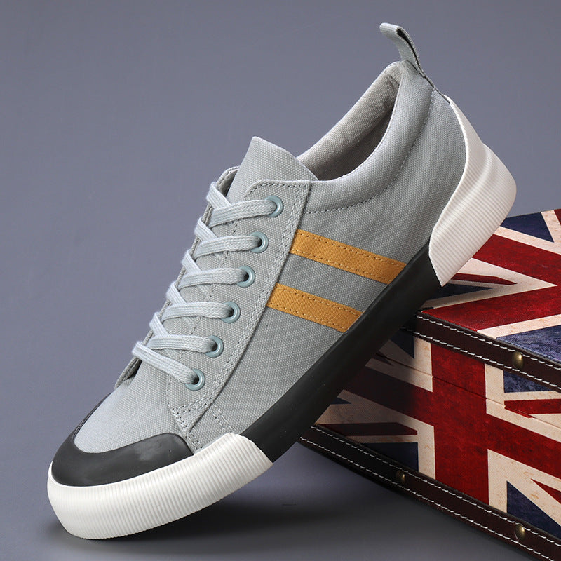 Leichte Canvas Low-Top Herrenschuhe – Bild 12 | LuxeStyle